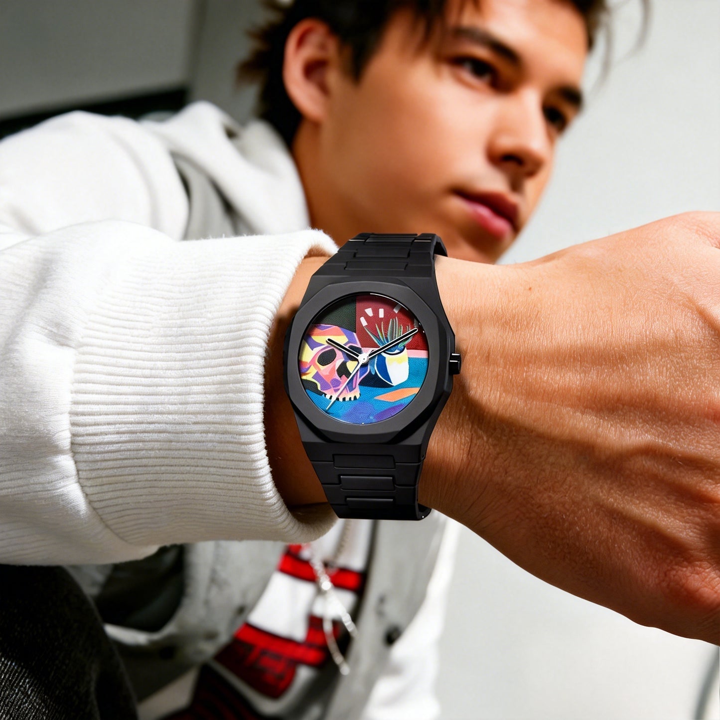 Personalized Custom Dial Watch, Custom Photo Text Watch Face Wrist Watch Unique Sentimental Gift for Men Women