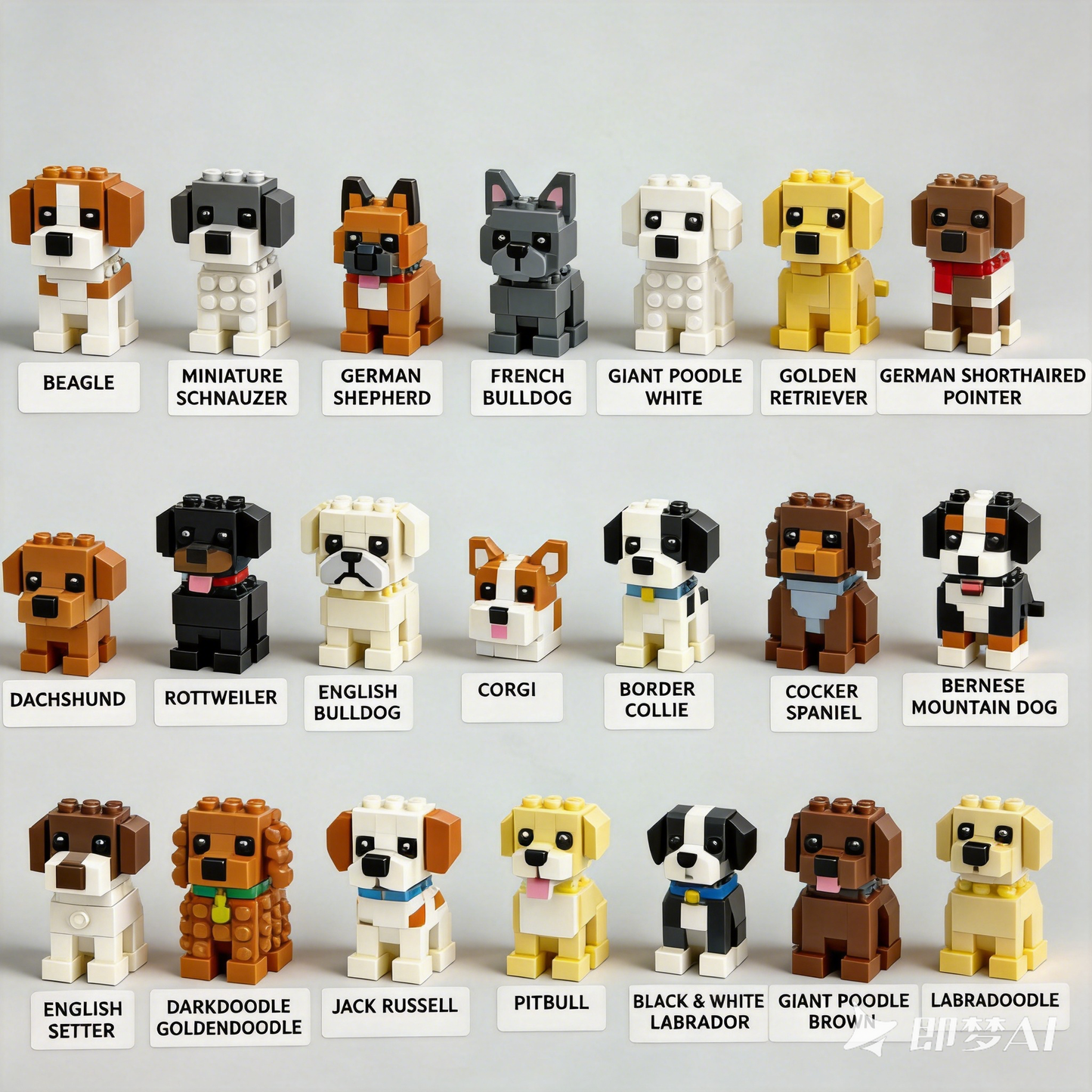 Custom Pet Photo Gifts – Personalized Mini Figures of Couple with Pet