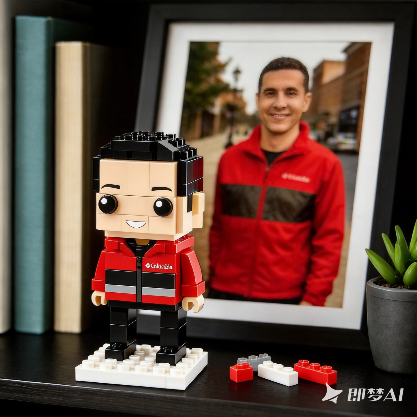 Custom Couple Brick Mini Figures from Your Photo