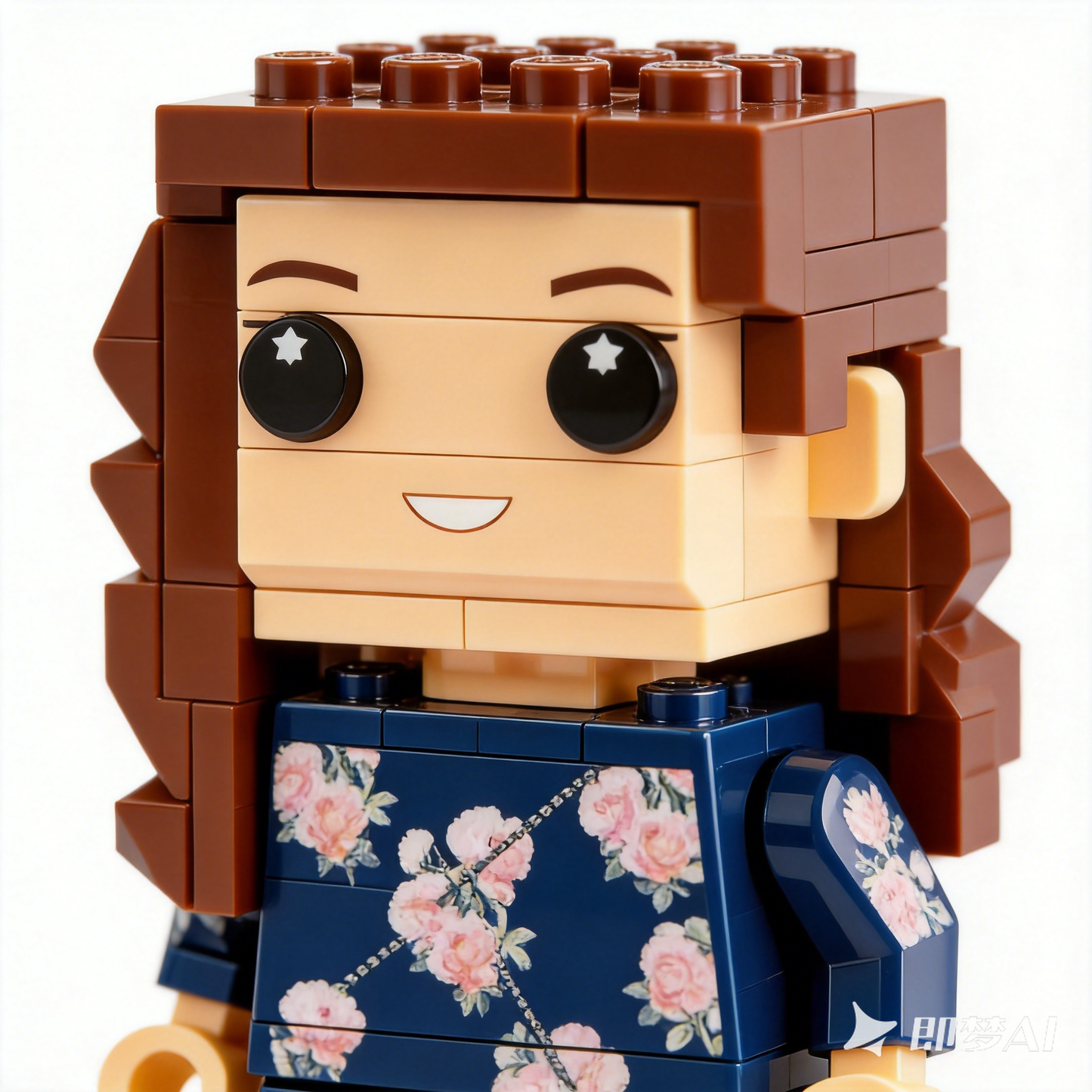 Custom Couple Brick Mini Figures from Your Photo