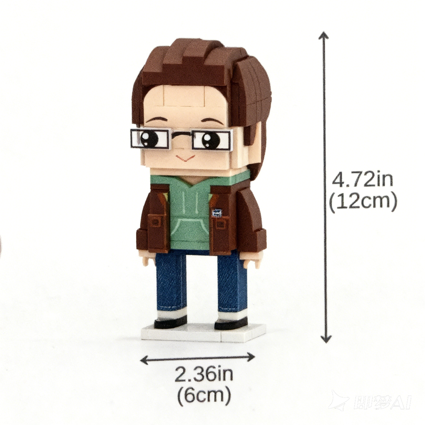 Custom Couple Brick Mini Figures from Your Photo