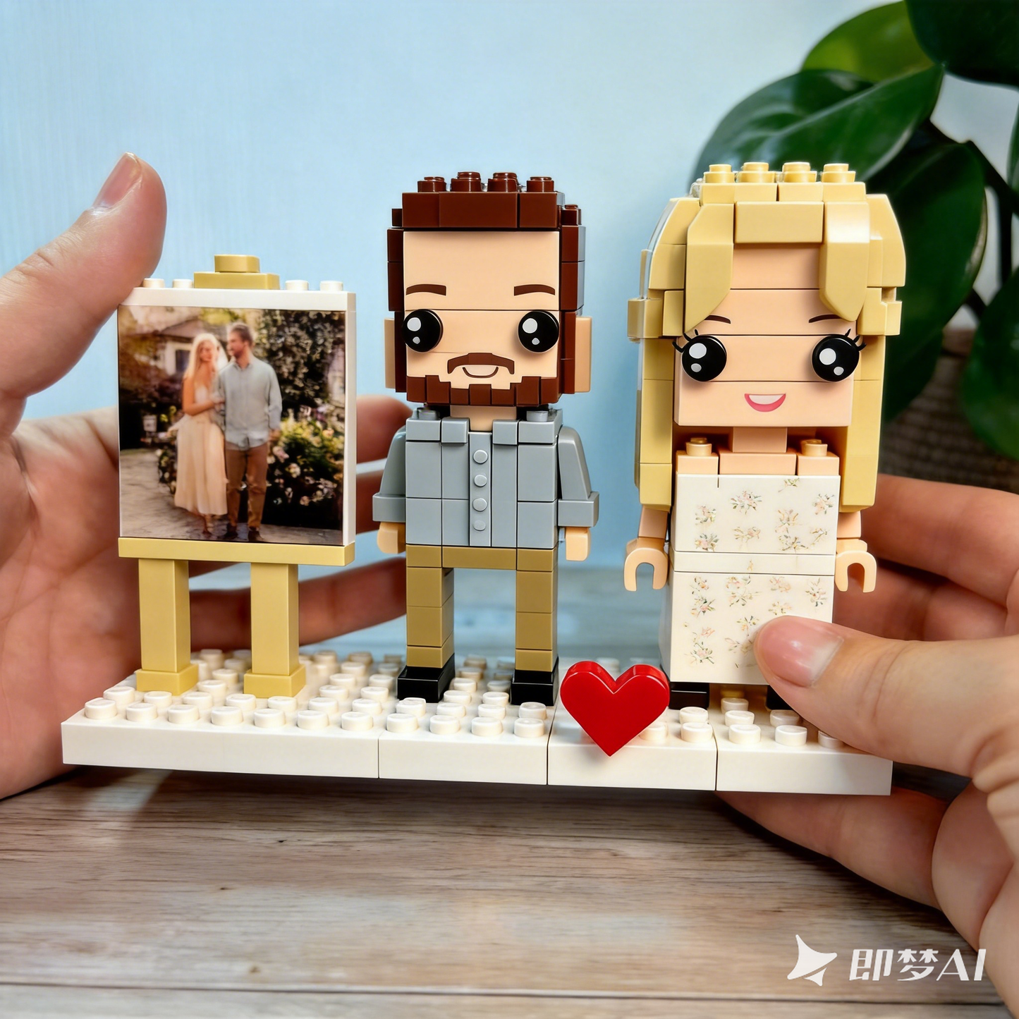 Custom Brick Person – One Personalised Mini Figure from Photo
