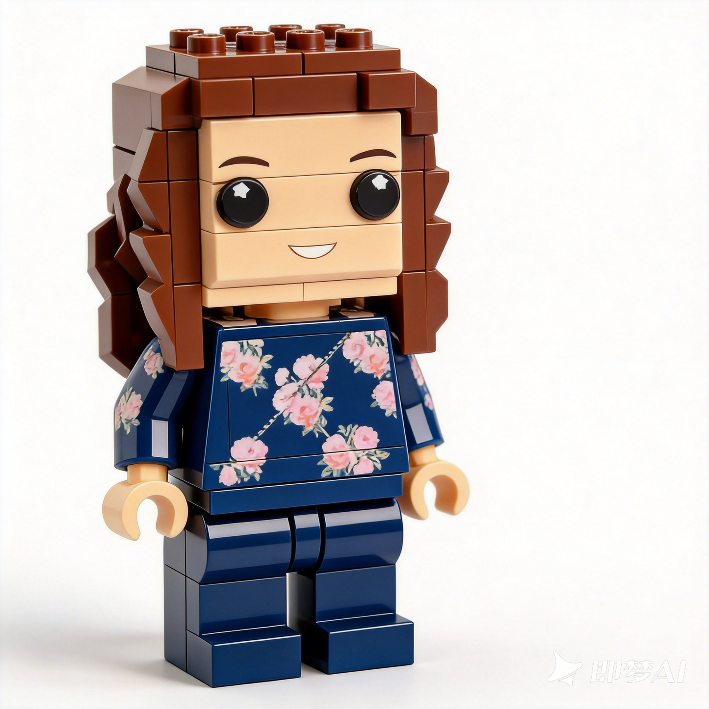 Custom Brick Person – One Personalised Mini Figure from Photo